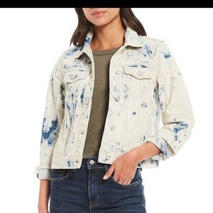 Nwt Free People Tiedye button up jean jacket